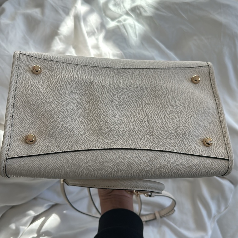 Coach Ivory Leather Handbag - Picture 13 of 16